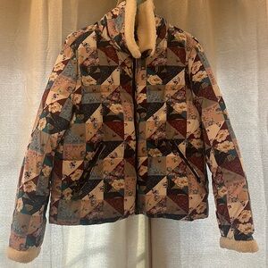 Levi’s Women’s Patchwork Sherpa Coat NWOT